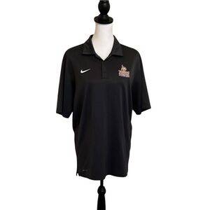 Nike Men's Dark Gray Dri-Fit Polo Shirt Size M